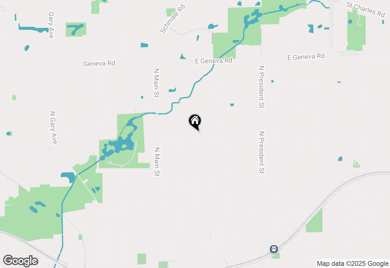 Map of 344 Parkway Drive, Wheaton, IL 60187