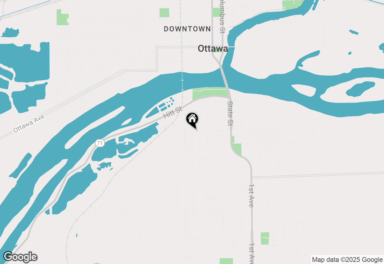 Map of 514 Marcy Street, Ottawa, IL 61350