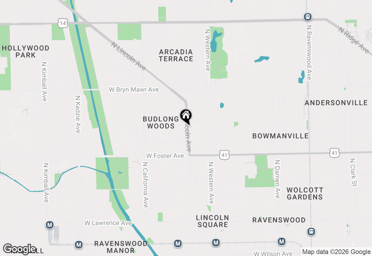 Map of 5340 N Lincoln Avenue #401, Chicago, IL 60625