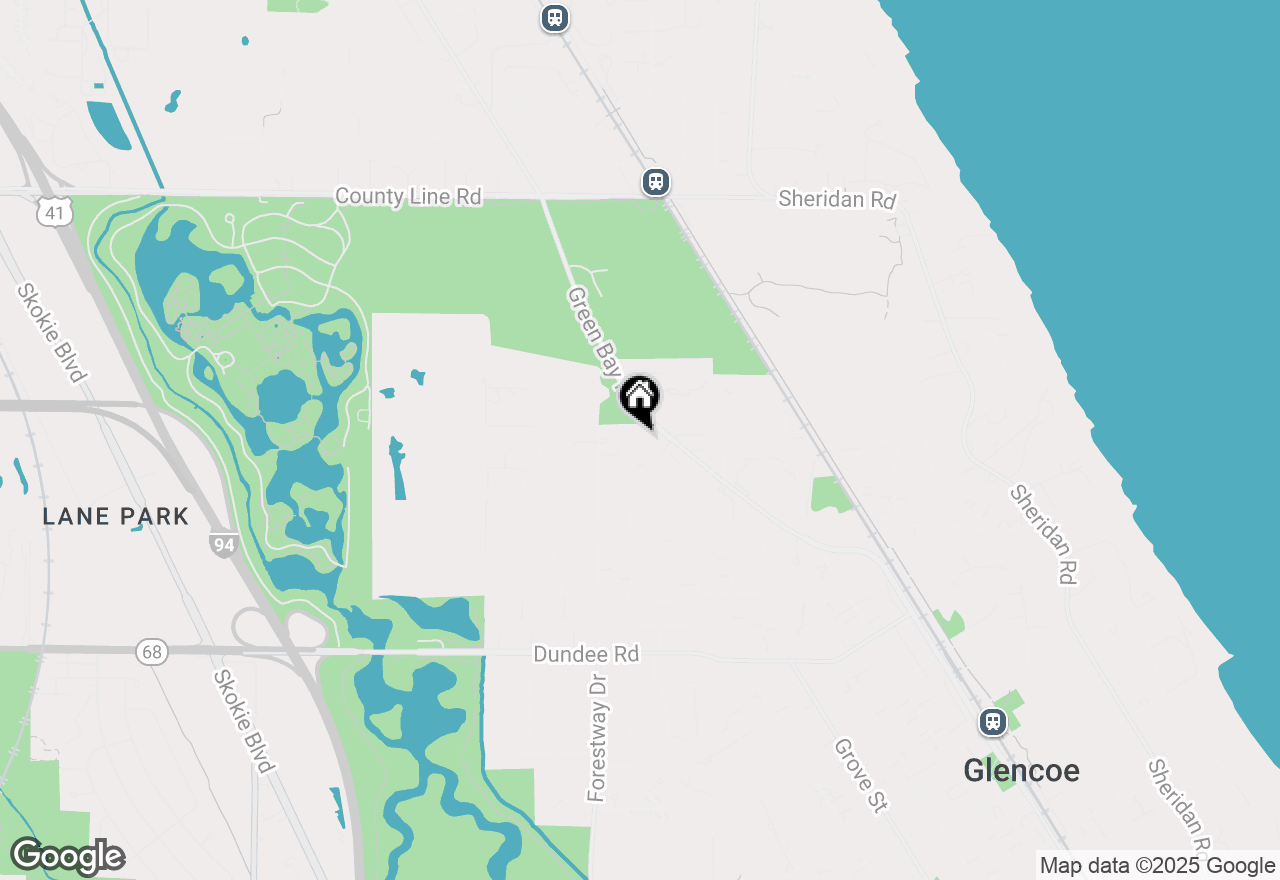 Map of (Address confidential), Glencoe, Illinois 60022