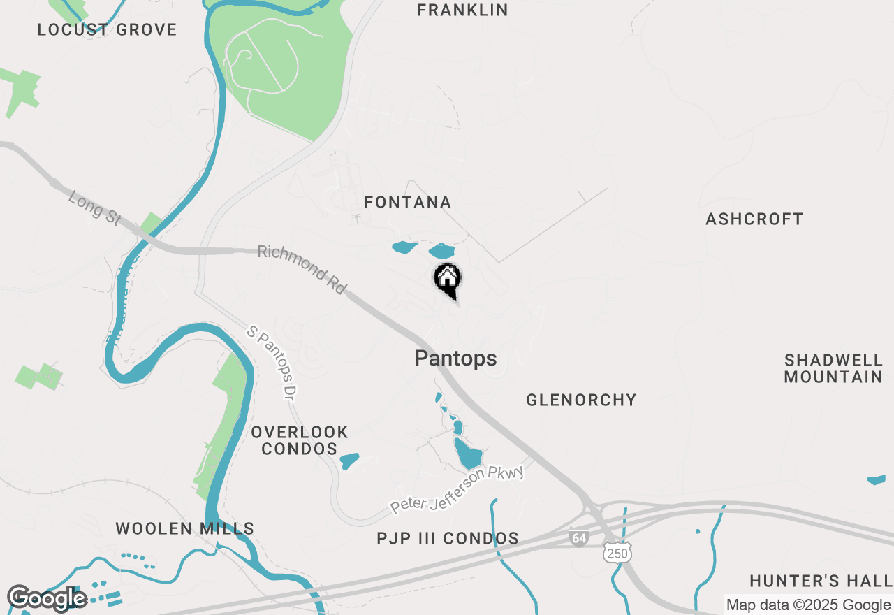 Map of 2135 Saranac Ct, Charlottesville, VA 22911