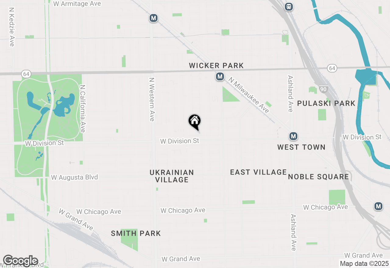 Map of 2139 W Crystal Street #2, Chicago, IL 60622