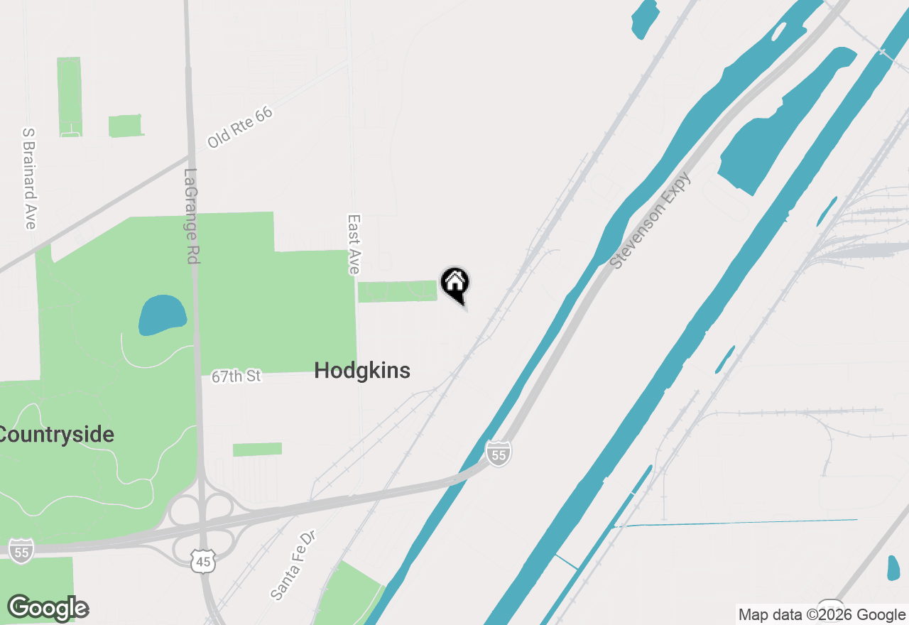 Map of 6506 Kimball Avenue, Hodgkins, IL 60525