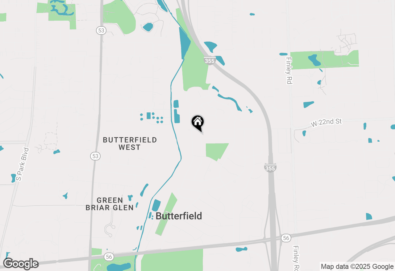 Map of 2S050 Ivy Lane, Lombard, IL 60148