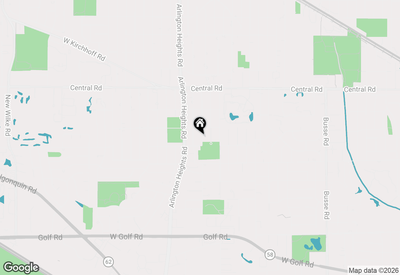 Map of 1226 S Belmont Avenue, Arlington Heights, IL 60005