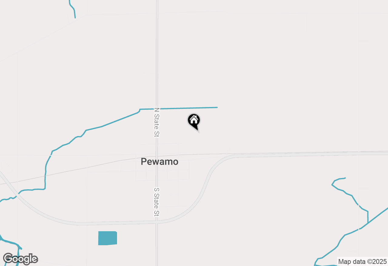 Map of 134 E Lincoln Street, Pewamo, MI 48873
