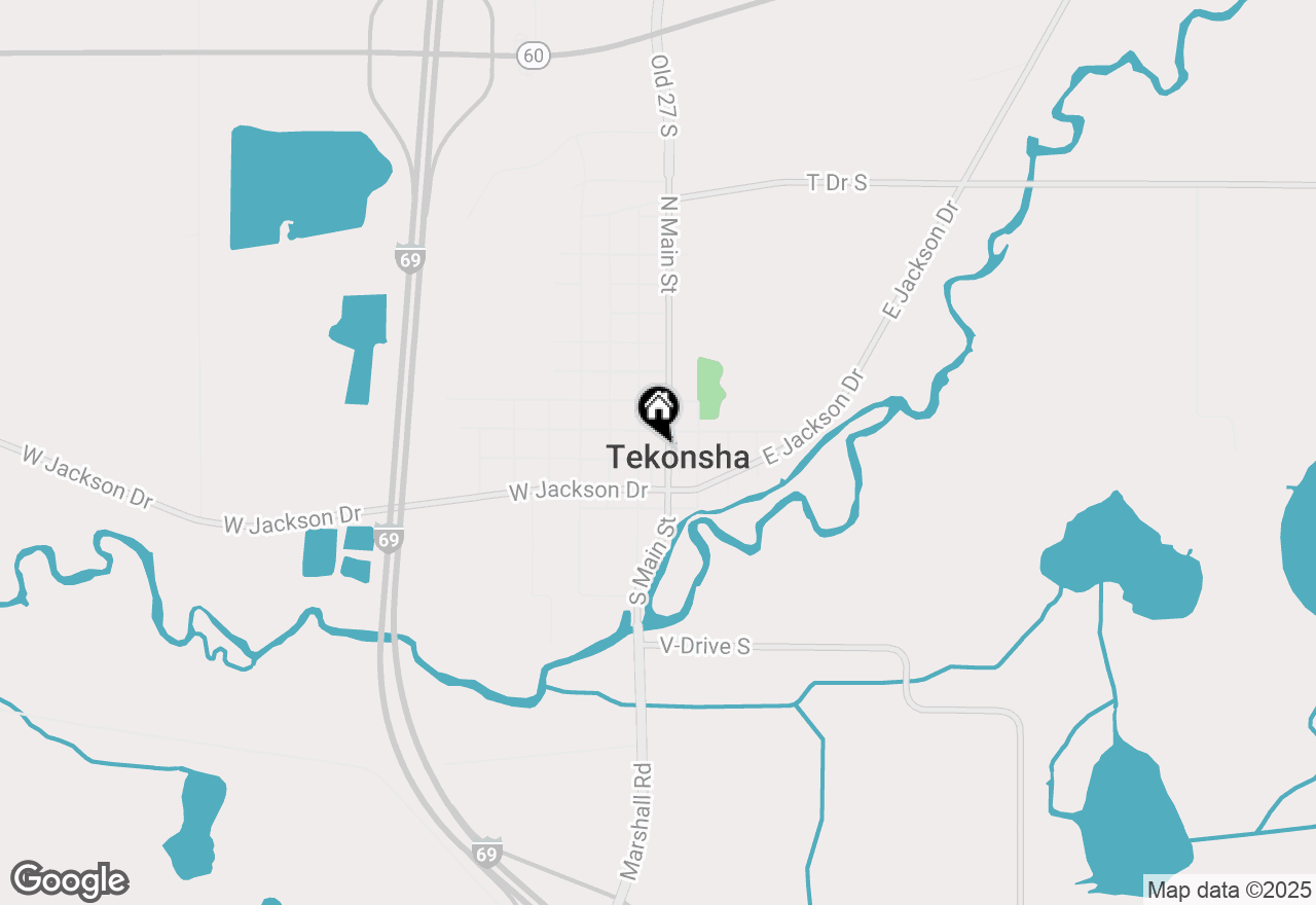 Map of 207 Main Street, Tekonsha, MI 49092