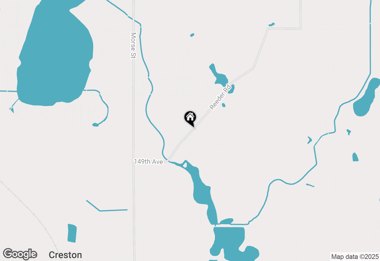 Map of 14706 Reeder Road, Cedar Lake, IN 46307