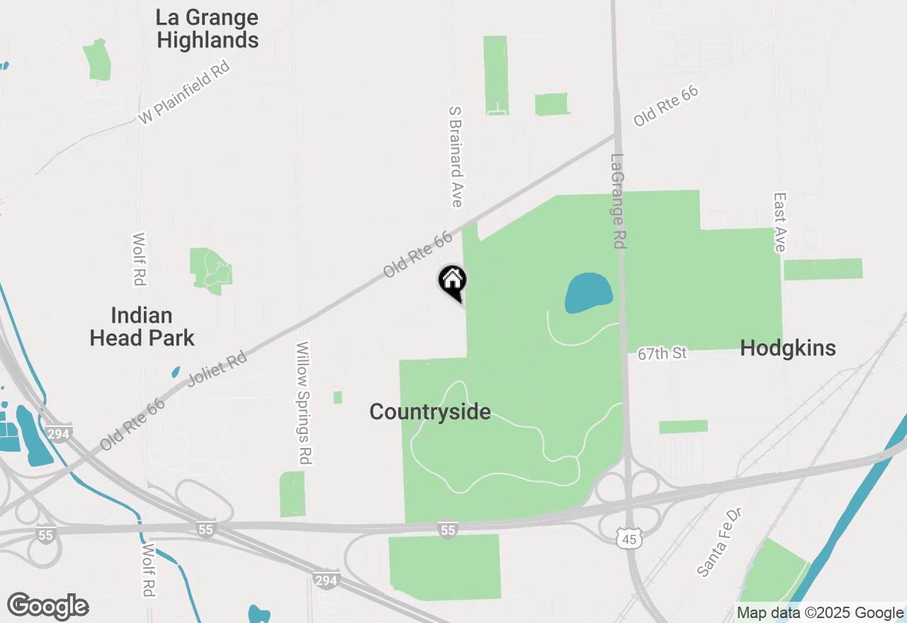 Map of 6660 S Brainard Avenue #201, Countryside, IL 60525