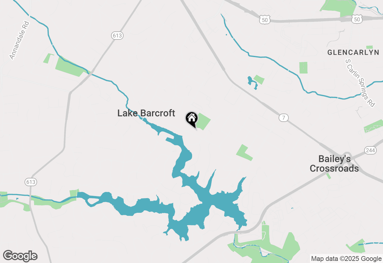 Map of 6222 Beachway Drive, Falls Church, VA 22041