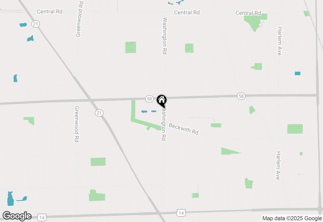 Map of 9500 N Washington Street #502, Niles, IL 60714