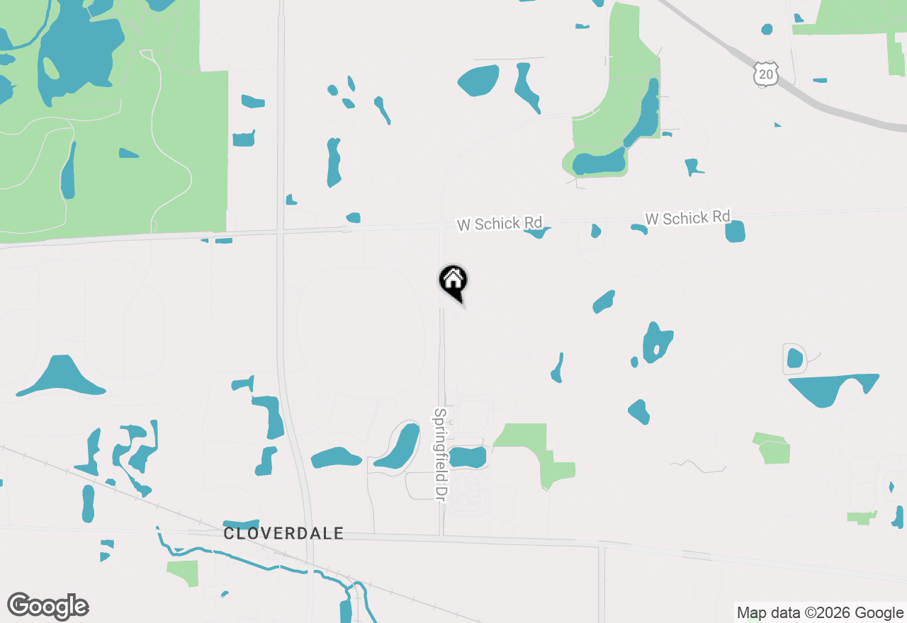 Map of 301 Lynwood Circle, Bloomingdale, IL 60108