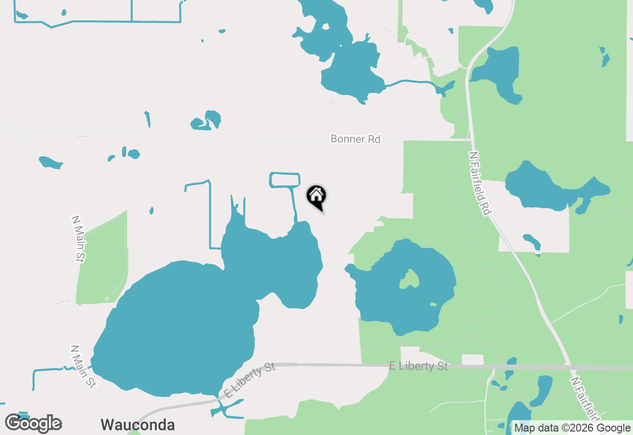 Map of 812 Lake Shore Drive, Wauconda, IL 60084