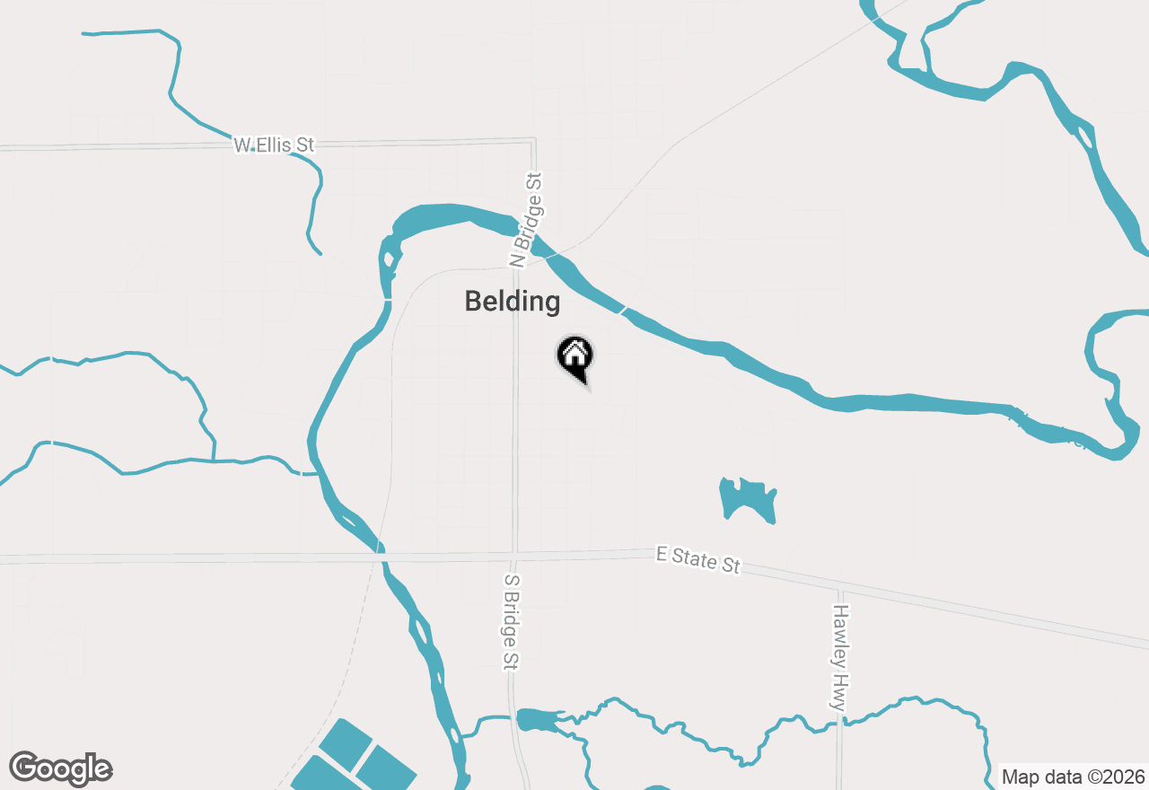 Map of 415 Ionia Street, Belding, MI 48809