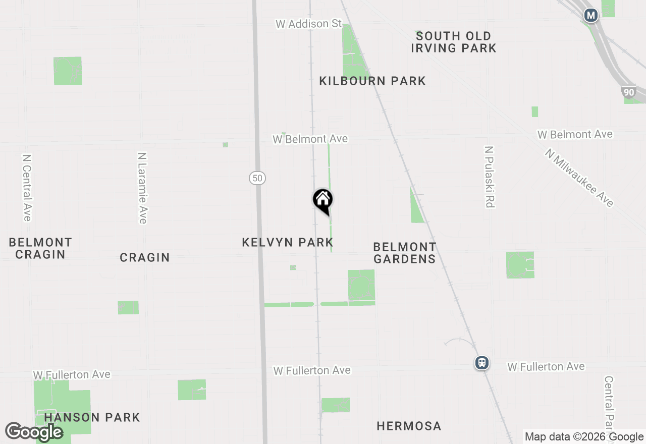 Map of 2900 N Kolmar Avenue #2, Chicago, IL 60641