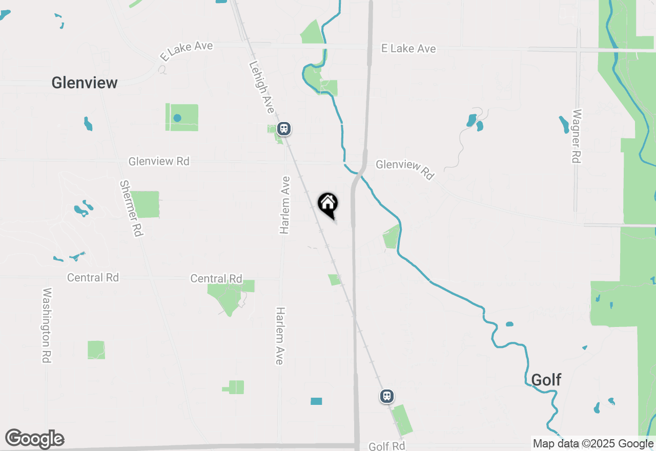 Map of 1747 Linneman Street, Glenview, IL 60025