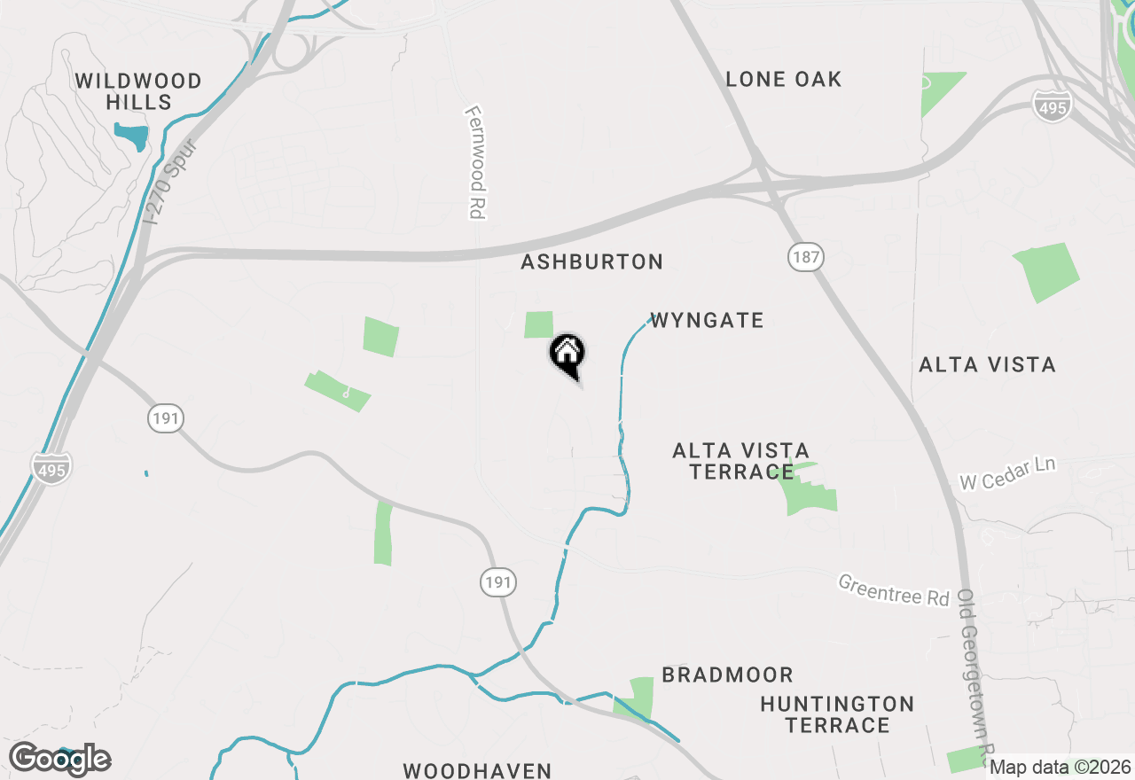 Map of 9225 Villa Drive, Bethesda, MD 20817