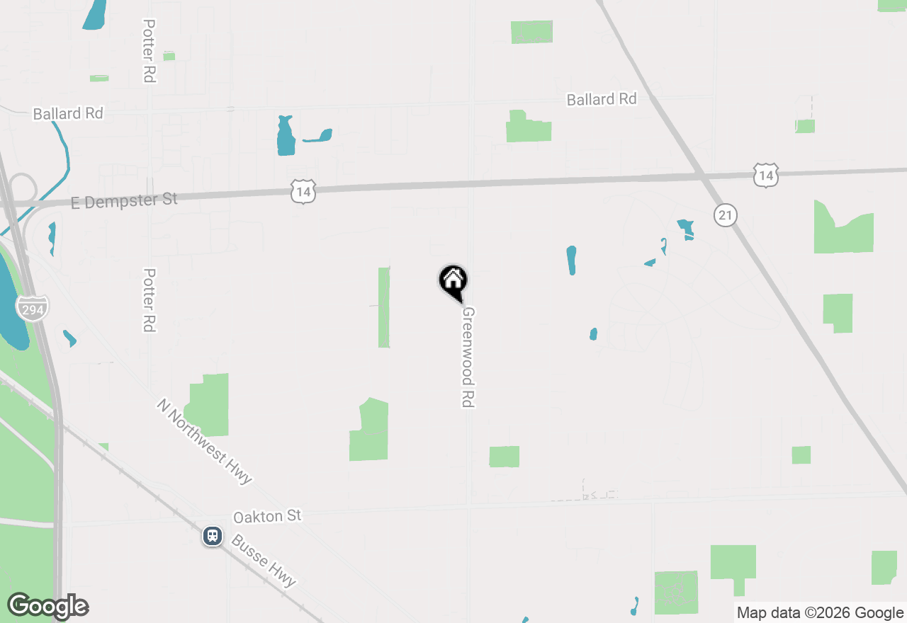 Map of 8619 W Park Lane, Niles, IL 60714