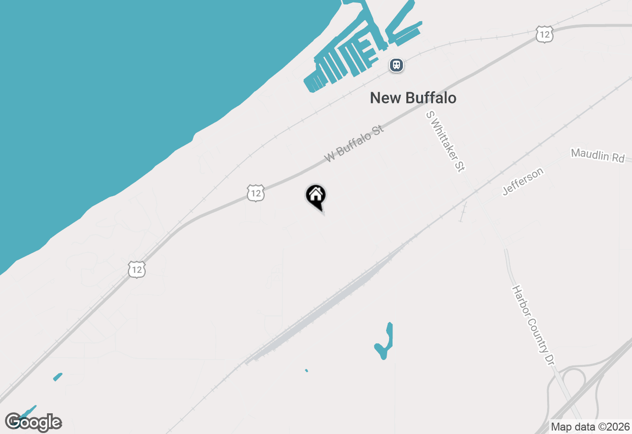 Map of 209 S Marshall Street, New Buffalo, MI 49117