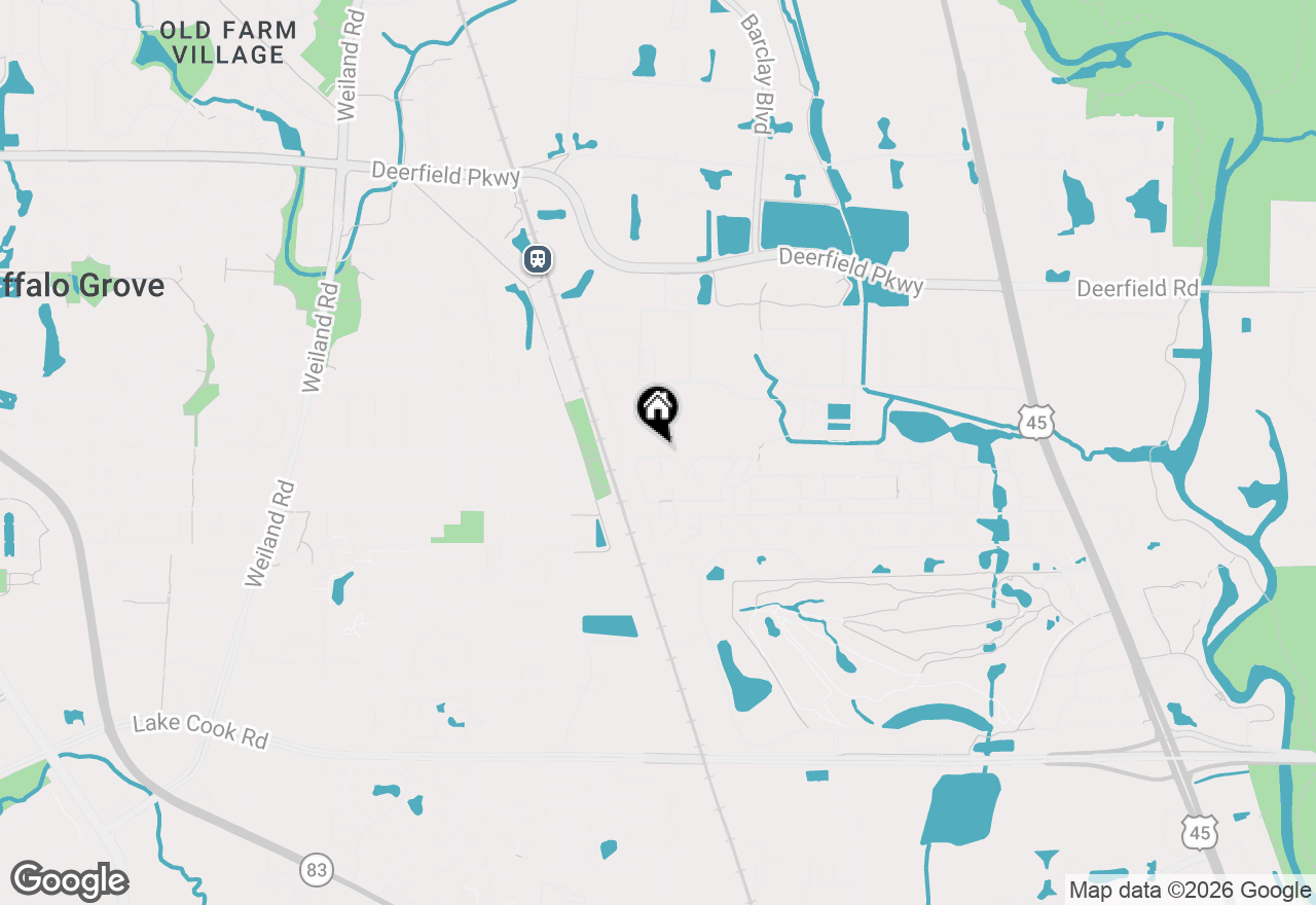 Map of 878 Swan Lane #878, Deerfield, IL 60015