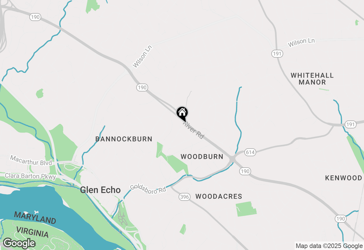 Map of 6319 Tone Court, Bethesda, MD 20817