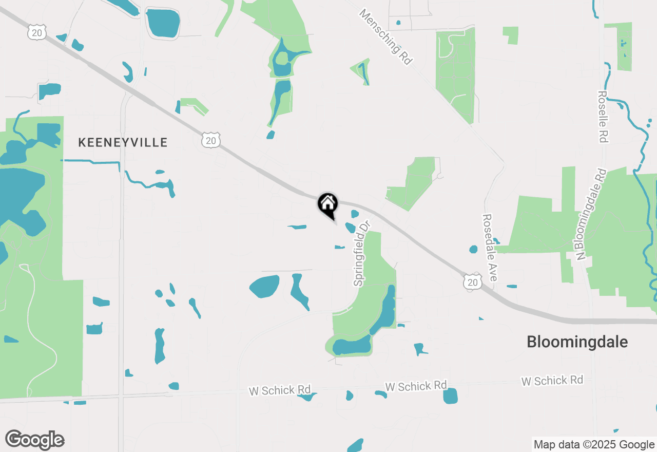 Map of 6N150 Garden Avenue, Roselle, IL 60172