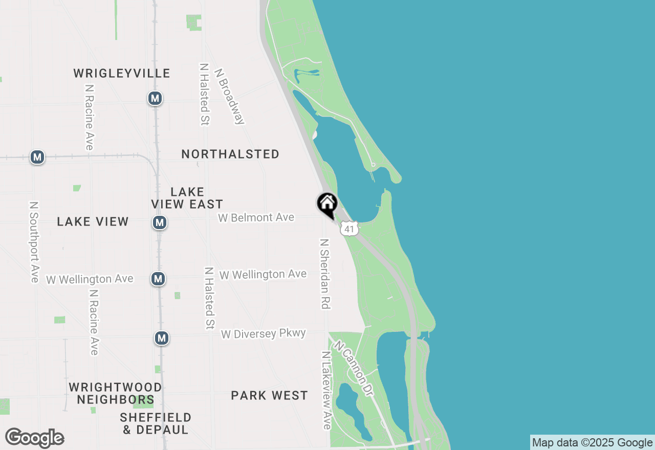 Map of 3180 N Lake Shore Drive #8C, Chicago, IL 60657