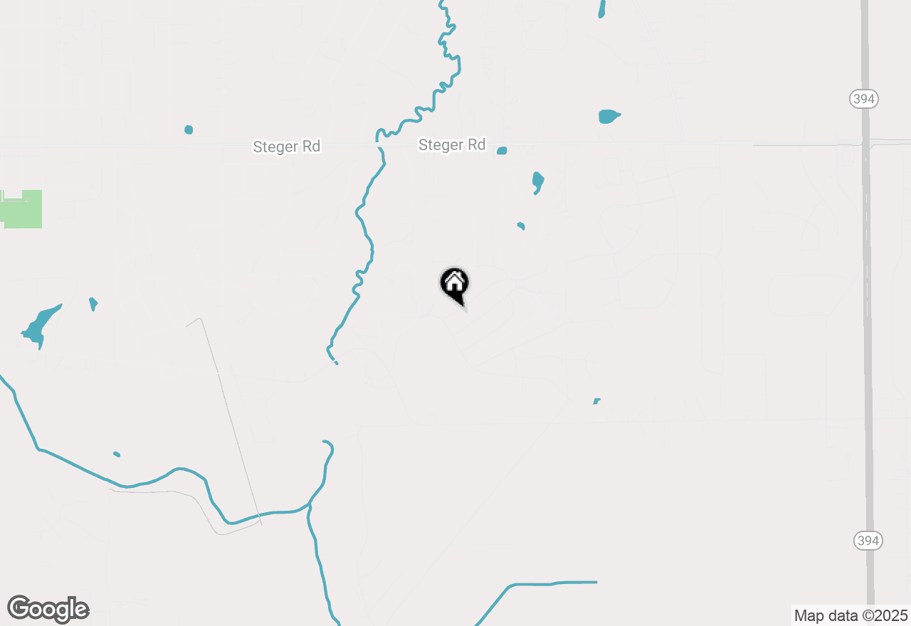 Map of 550 Belfast Terrace, Crete, IL 60417