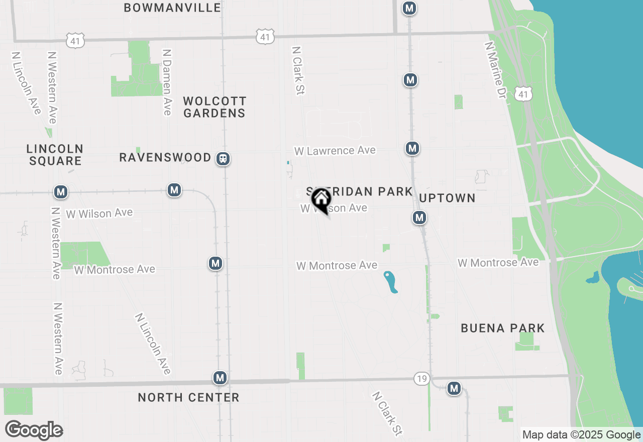 Map of 4533 N Clark Street #204, Chicago, IL 60640