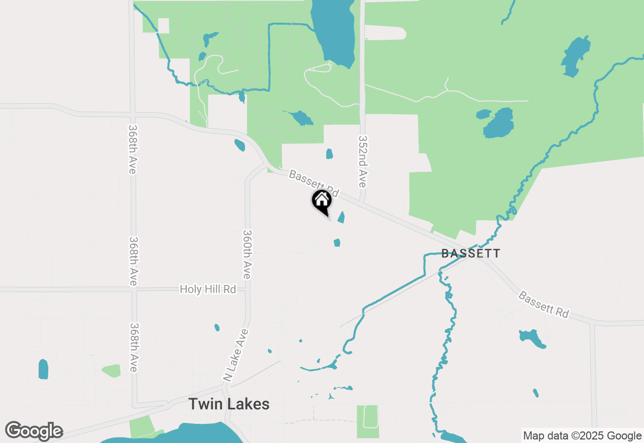 Map of 916 Biarritz Rd, Twin Lakes, WI 53181