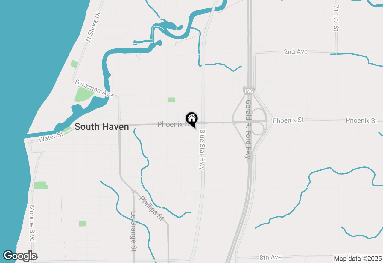 Map of 324 Jones Avenue, South Haven, MI 49090