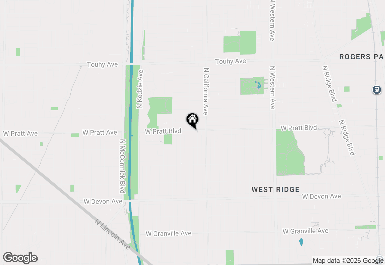 Map of 2849 W Pratt Boulevard, Chicago, IL 60645