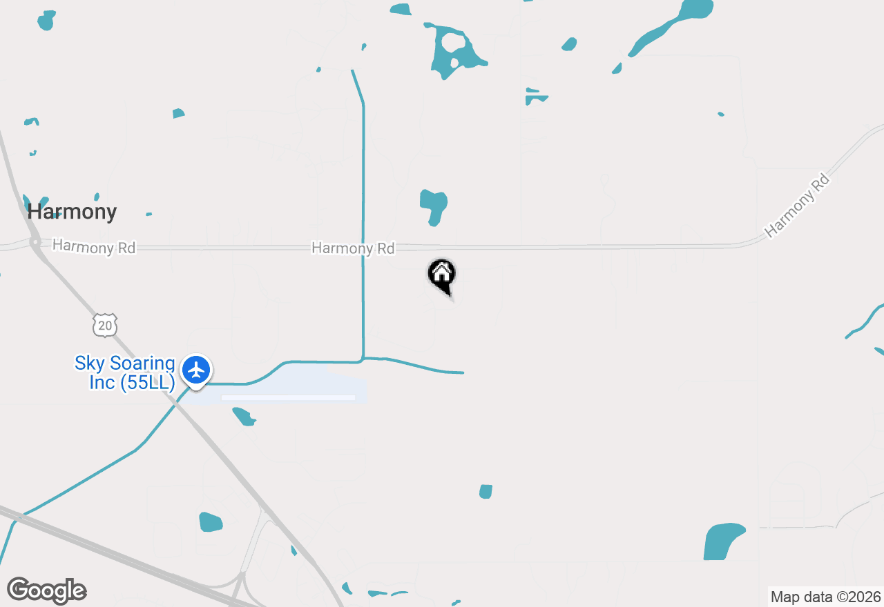 Map of 11809 Strawberry Lane, Huntley, IL 60142