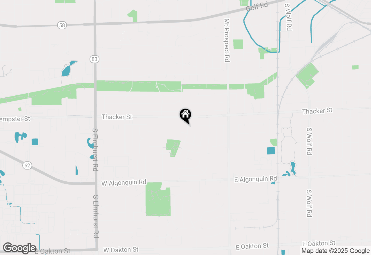 Map of 866 Clark Lane, Des Plaines, IL 60016