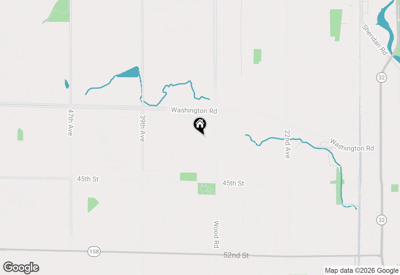 Map of 4033 32nd Ave, Kenosha, WI 53144