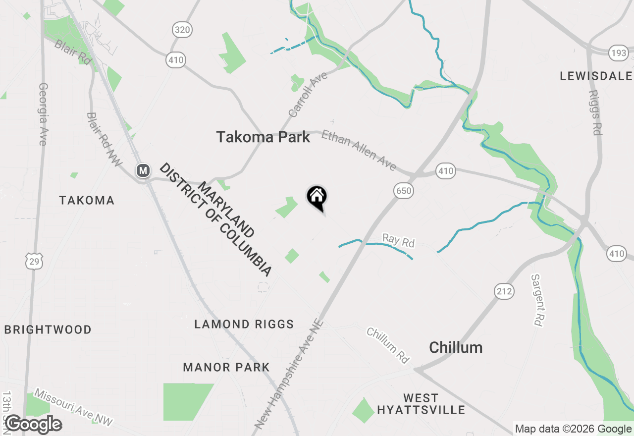 Map of 6711 Poplar Avenue, Takoma Park, MD 20912