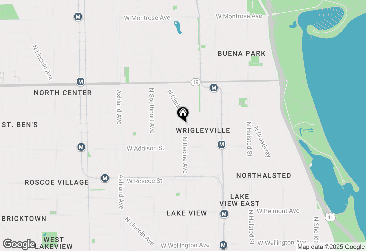 Map of 3720 N Racine Avenue #CH, Chicago, IL 60613
