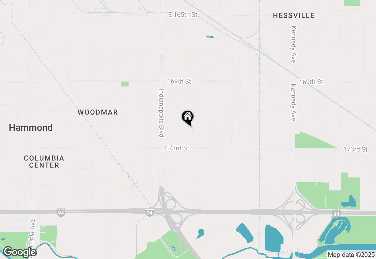 Map of 7139 Knickerbocker Pkwy, Hammond, IN 46323
