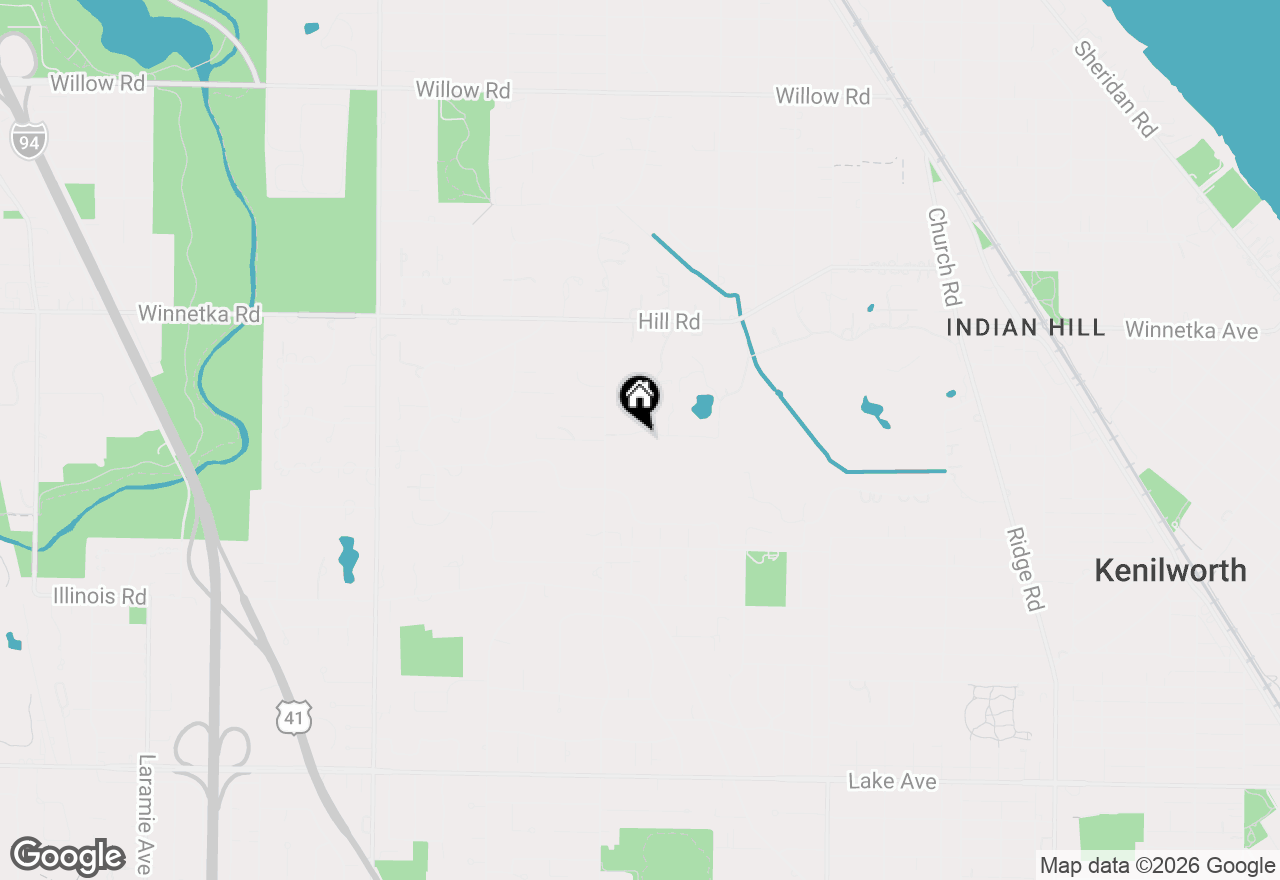 Map of 48 Indian Hill Road, Winnetka, IL 60093