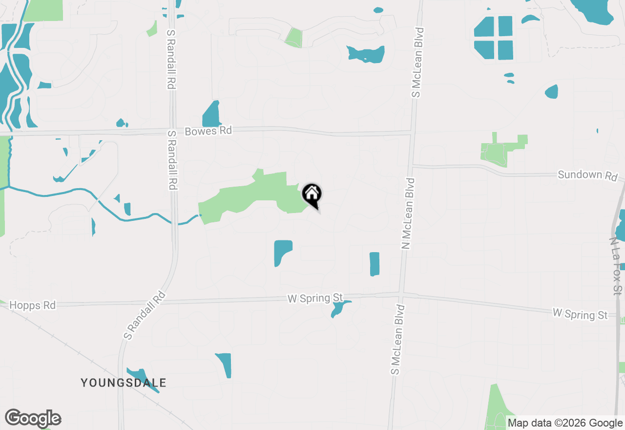 Map of 1449 Marleigh Lane, South Elgin, IL 60177
