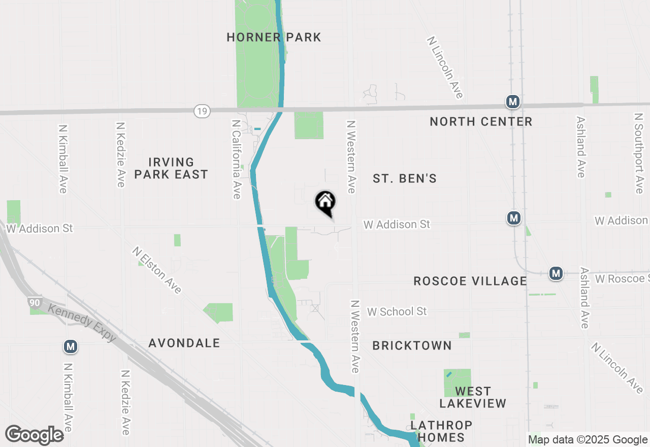 Map of 3604 N Campbell Avenue #202, Chicago, IL 60618