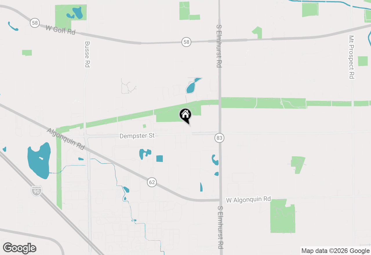 Map of 512 W Ida Court #2, Mount Prospect, IL 60056