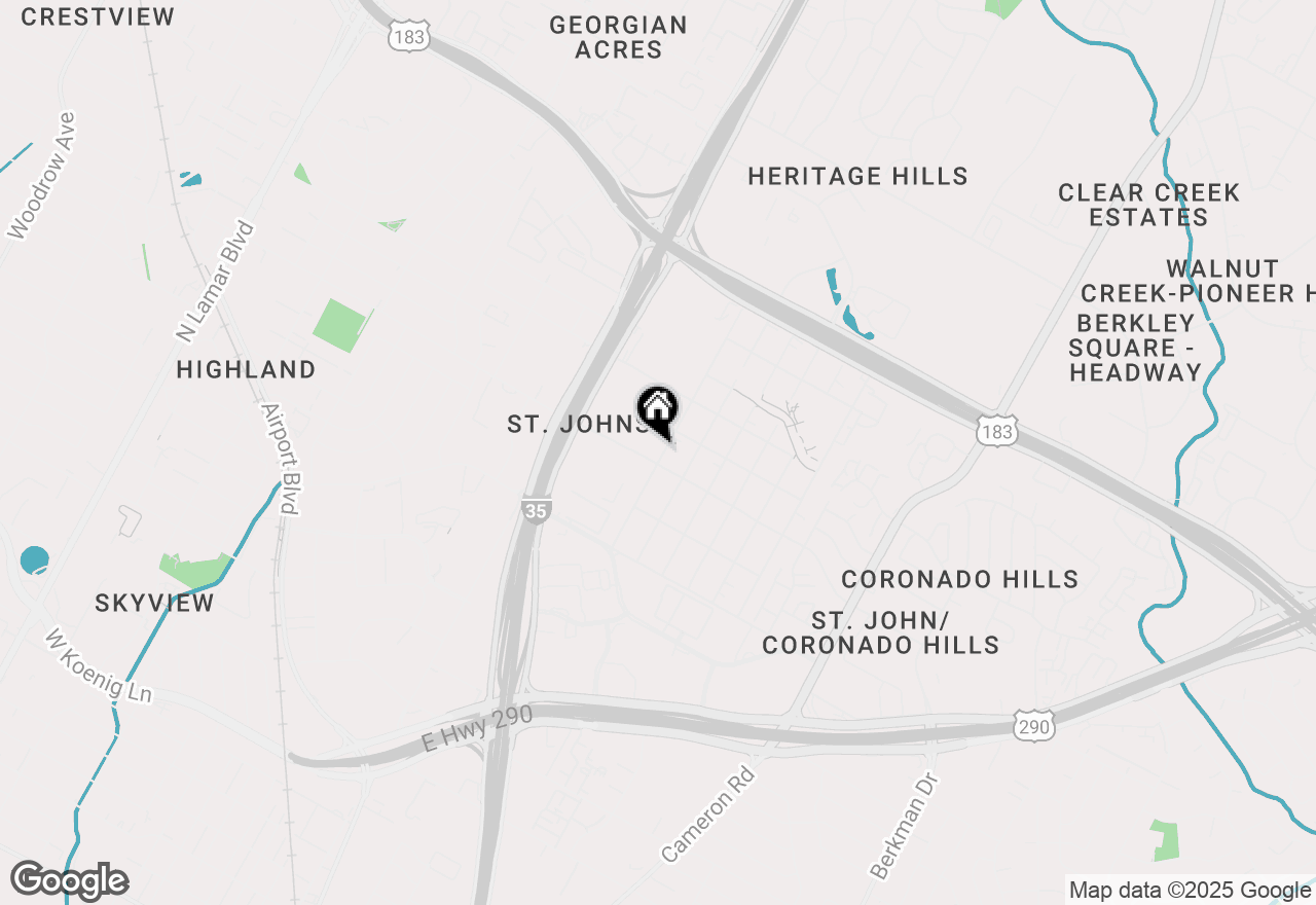 Map of 7204 Bennett Ave #A, Austin, TX 78752