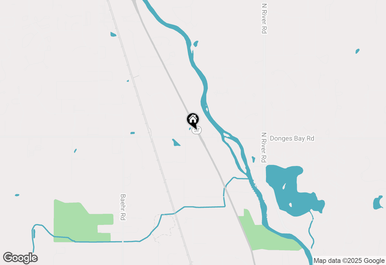 Map of 10401 N Cedarburg Rd, Mequon, WI 53092