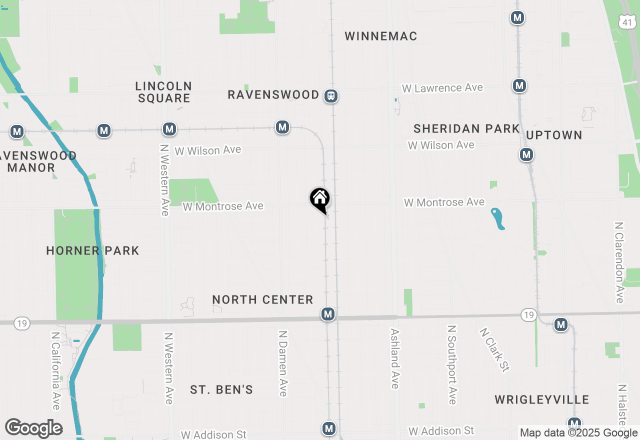 Map of 4346 N Honore Street #508, Chicago, IL 60613