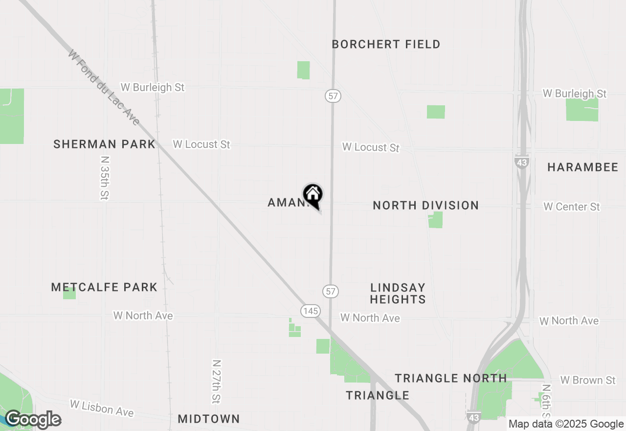 Map of 2647 N 21st St, Milwaukee, WI 53206