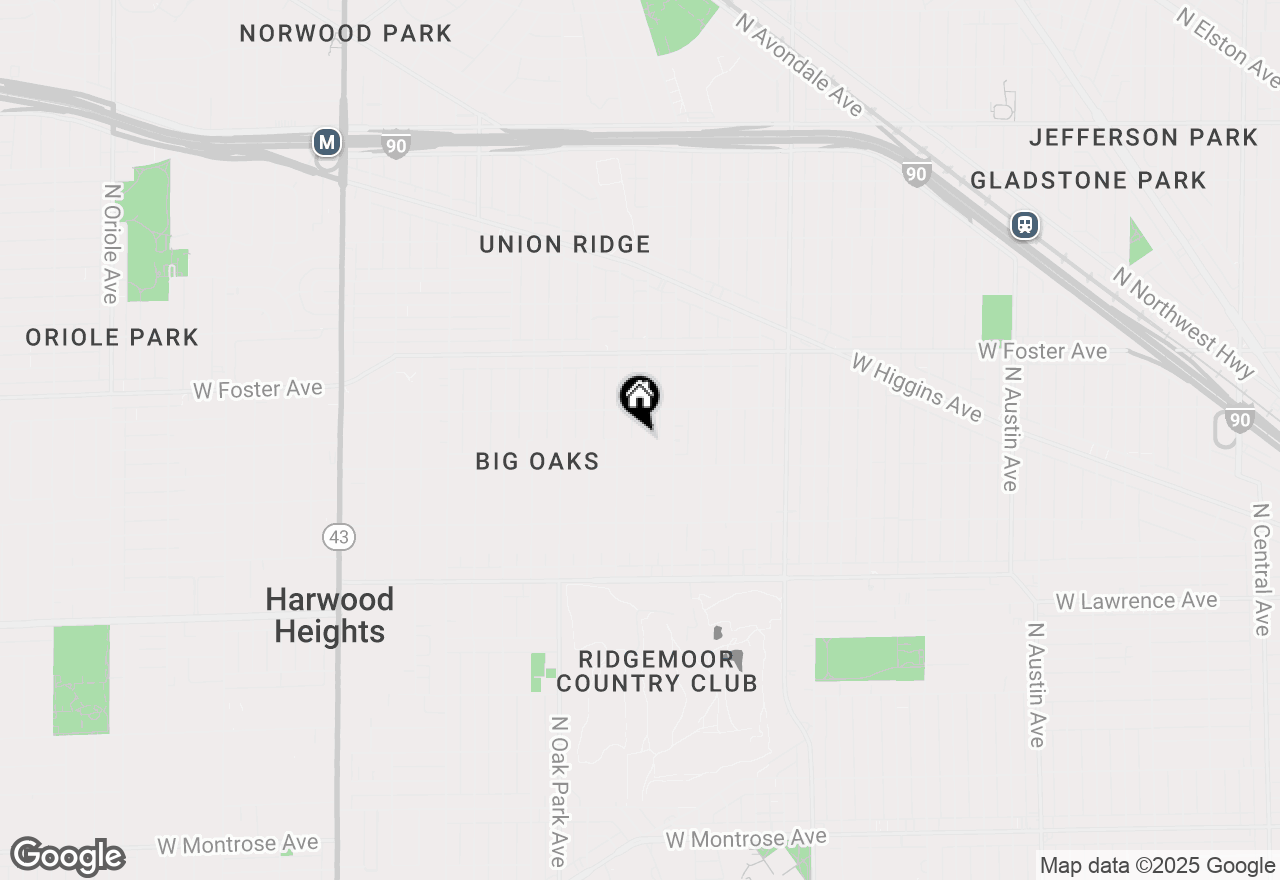 Map of 5024 N Normandy Avenue, Chicago, IL 60656