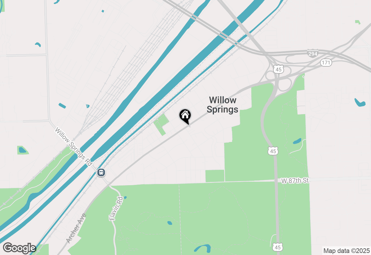 Map of 22 N Nolton Avenue, Willow Springs, IL 60480