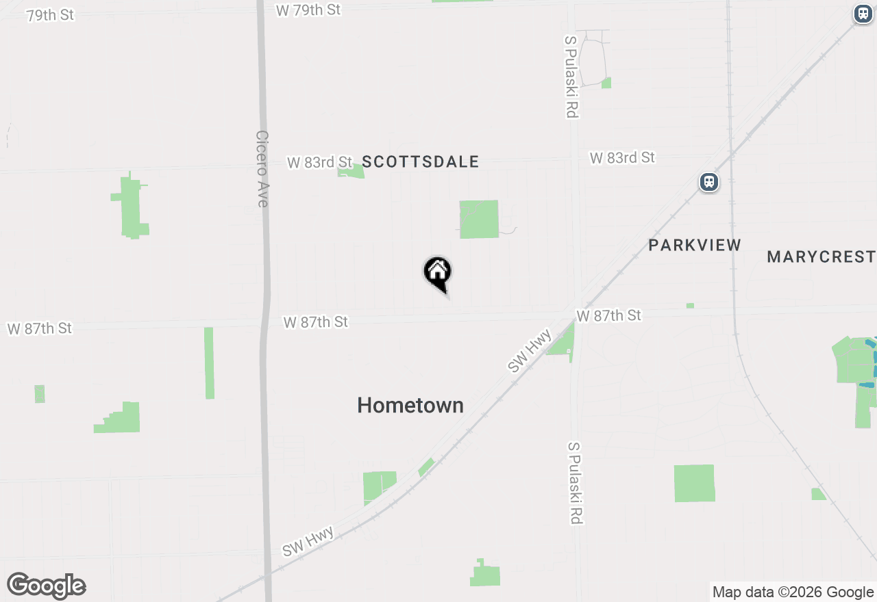 Map of 8634 S Kolin Avenue, Chicago, IL 60652