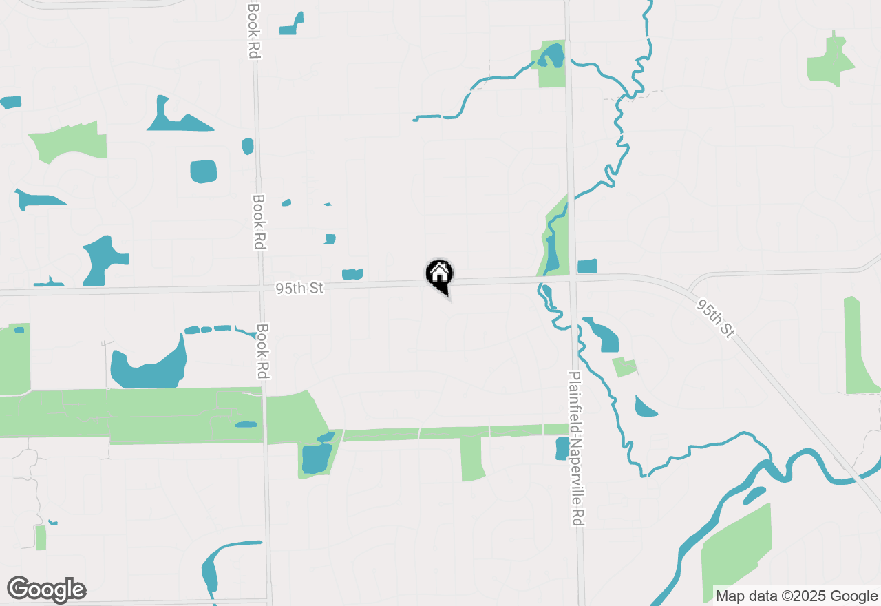 Map of 1256 Thackery Court, Naperville, IL 60564